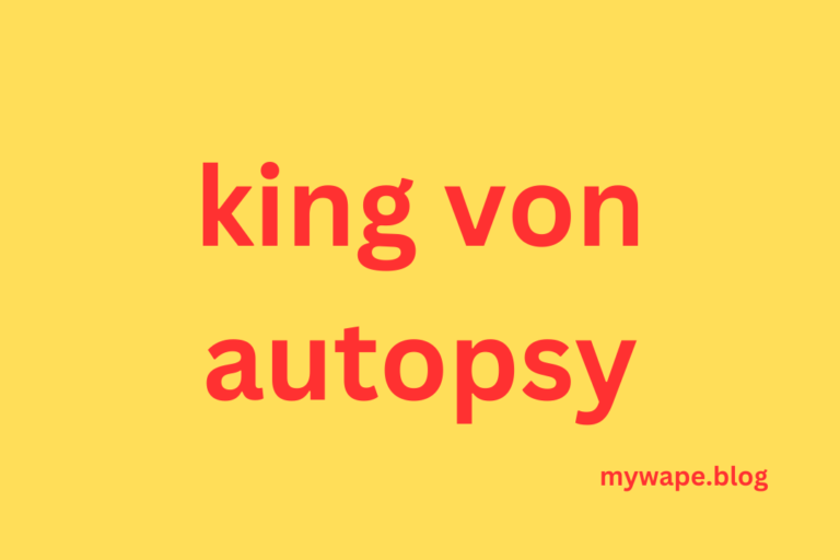 king von autopsy