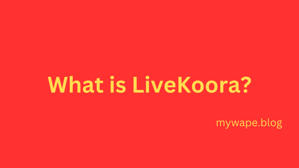 What is LiveKoora?